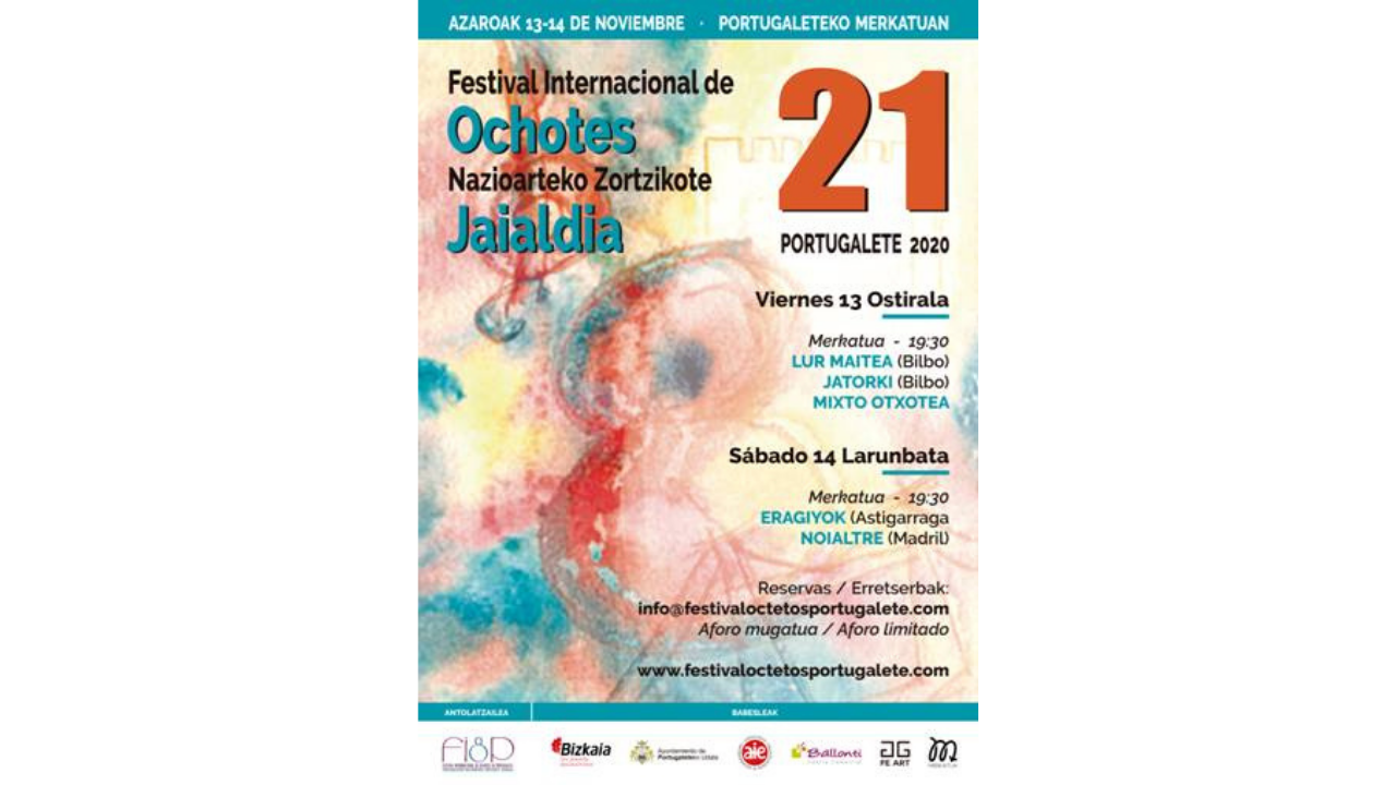 Llega el 21º festival internacional de ochotes de Portugalete
