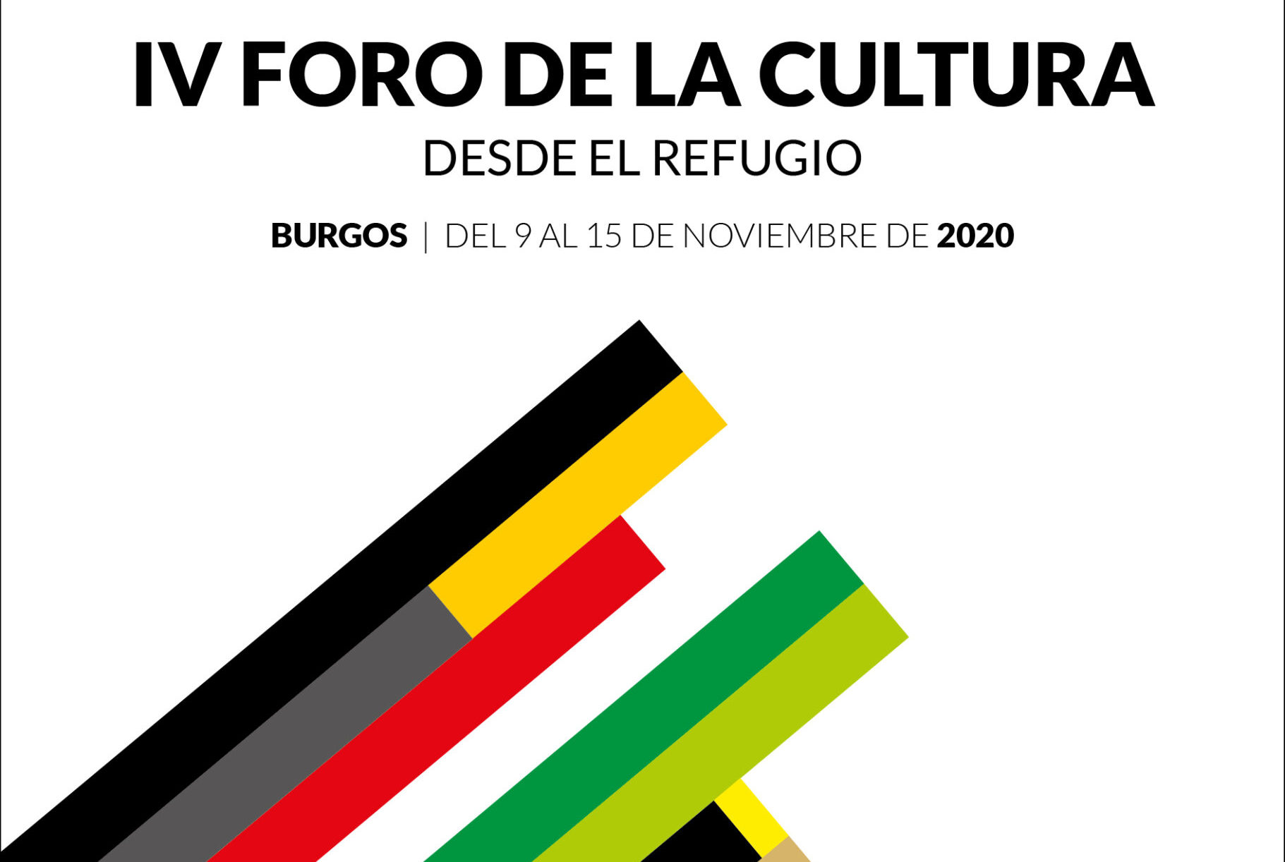 IV Foro de la Cultura en Burgos. 2020