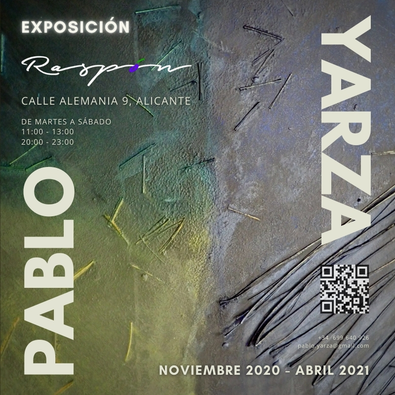 Exposición de pintura de Pablo Yarza en el Restaurante Raspón
