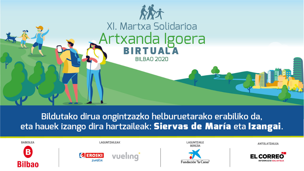 Vuelve la XI Marcha Solidaria Subida a Artxanda de manera virtual