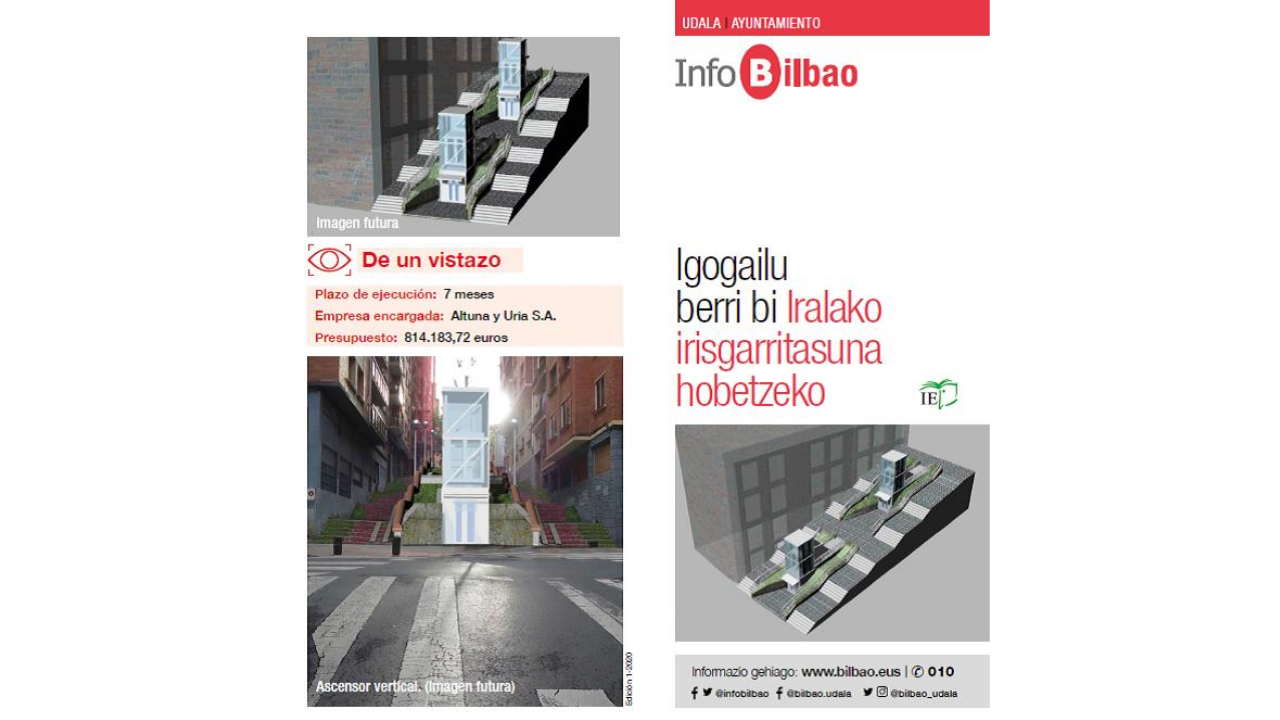 El Ayuntamiento de Bilbao edita tres InfoBilbao con mejoras de accesibilidad