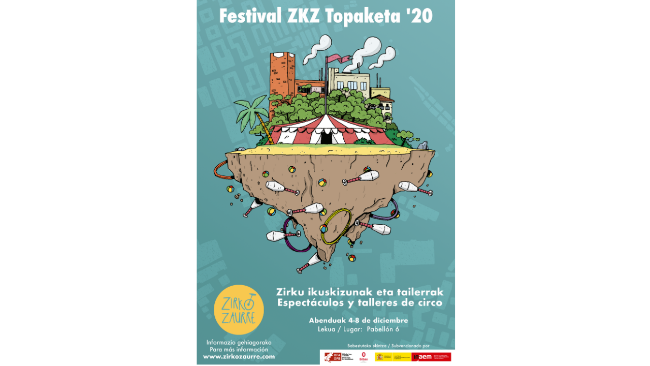 El Festival ZKZ Topaketa llega a Bilbao entre el 4 y el 8 de diciembre