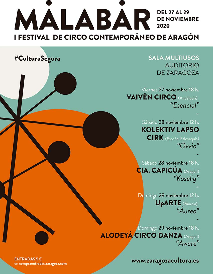 El I Festival de Circo Contemporáneo Malabar va a convertir la sala Multiusos del Auditorio en una pista circense.