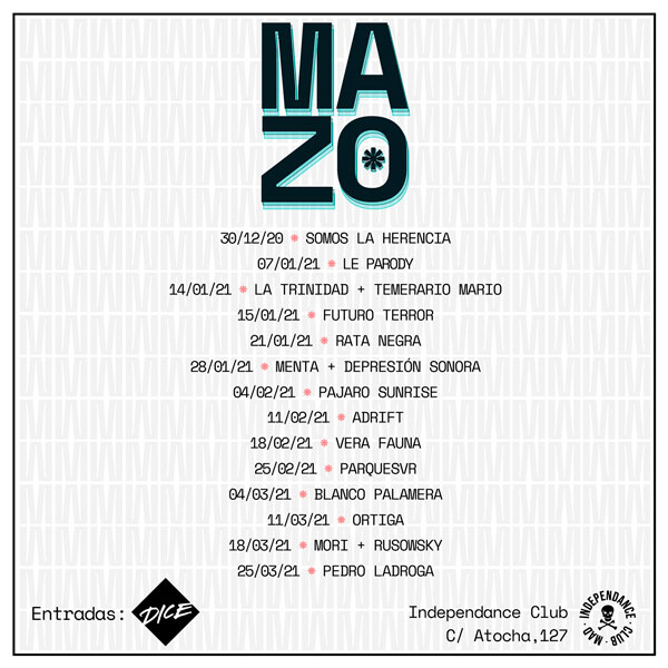 Festival: Mazo Madriz en Independance Club en Madrid