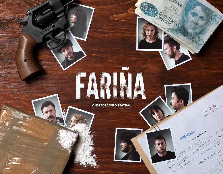 Fariña, obra de teatro en el pazo da cultura de Pontevedra