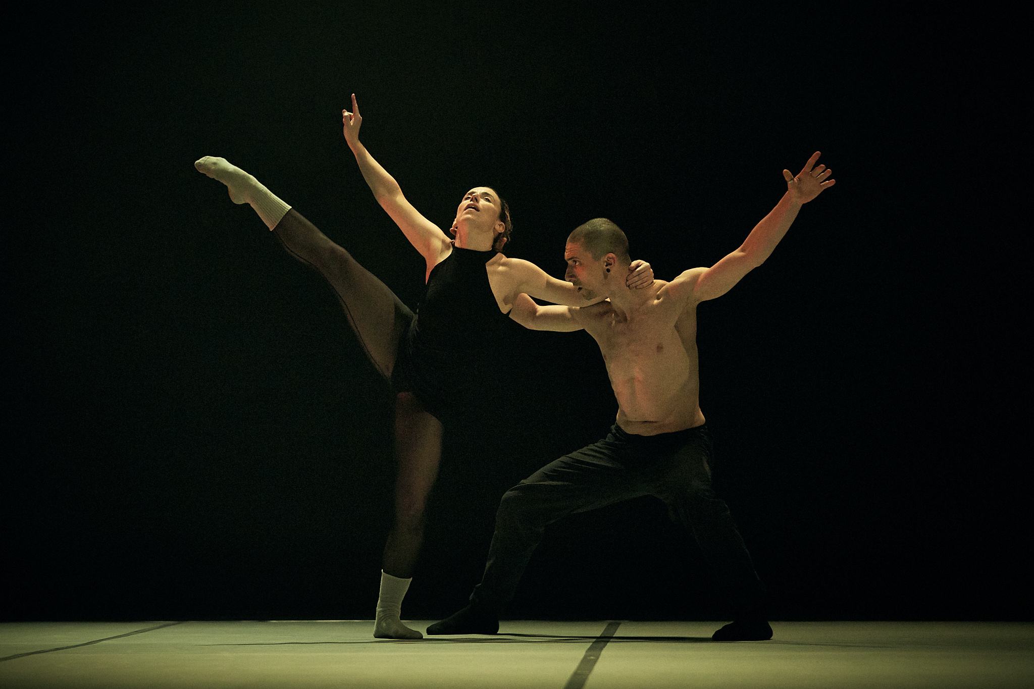 Iratxe Ansa e Igor Bacovich representan en el Teatro Arriaga ‘Al desnudo’