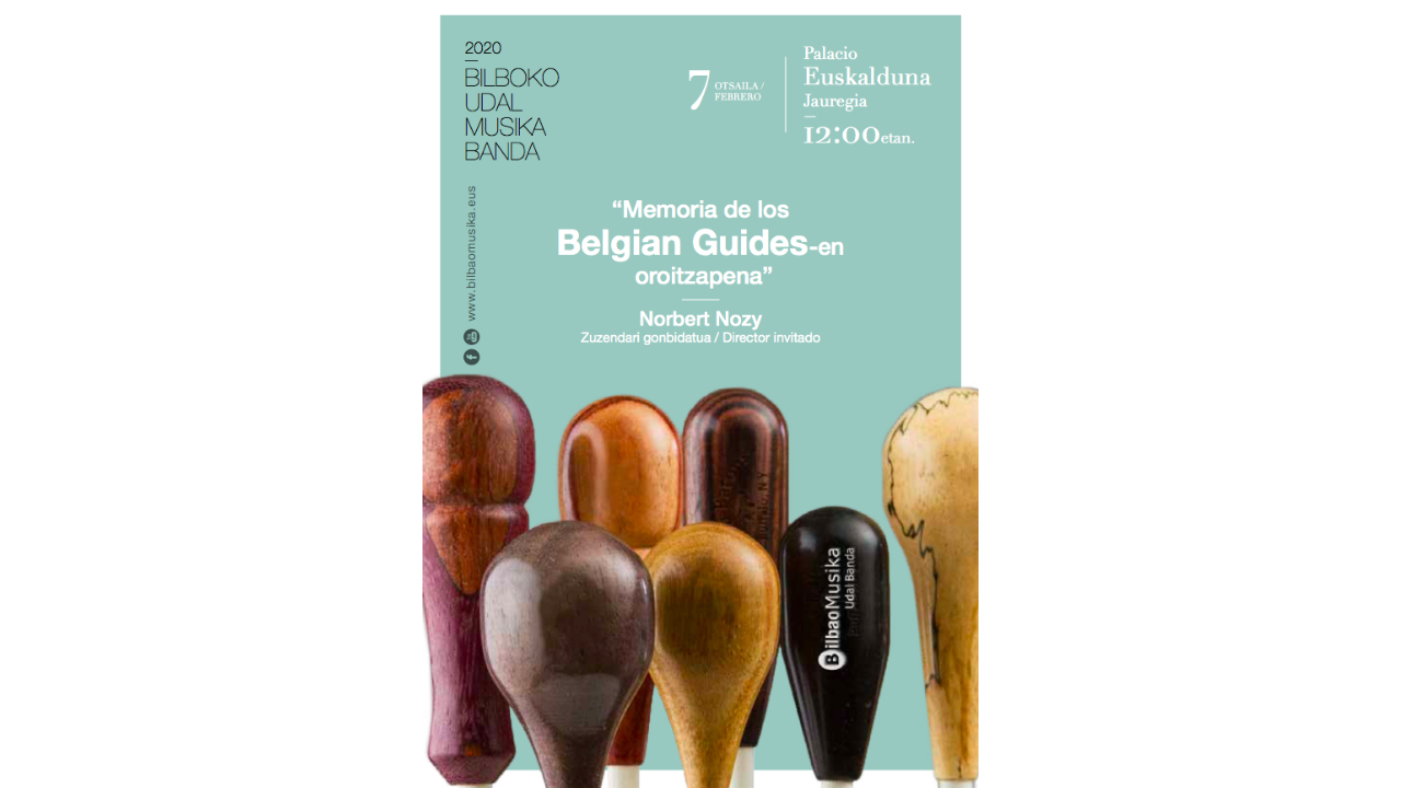 La Banda Municipal de Música de Bilbao rinde homenaje este domingo a la Banda Real de los Belgian Guides