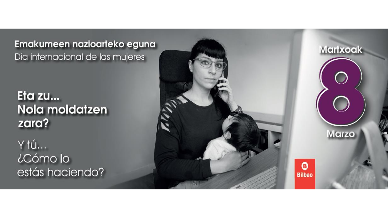 El ayuntamiento de Bilbao reconoce la labor de las mujeres durante la pandemia en el 8 de marzo