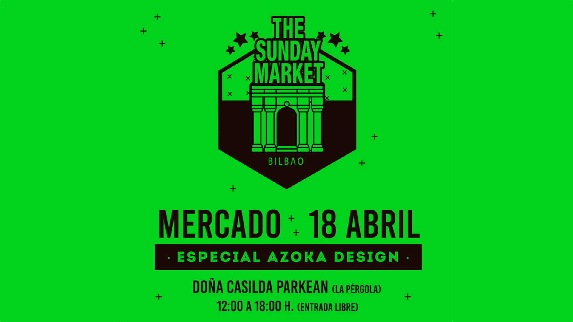 La Pérgola del Parque de Doña Casilda acoge el ‘Especial Azoka Design’ el próximo 18 de abril