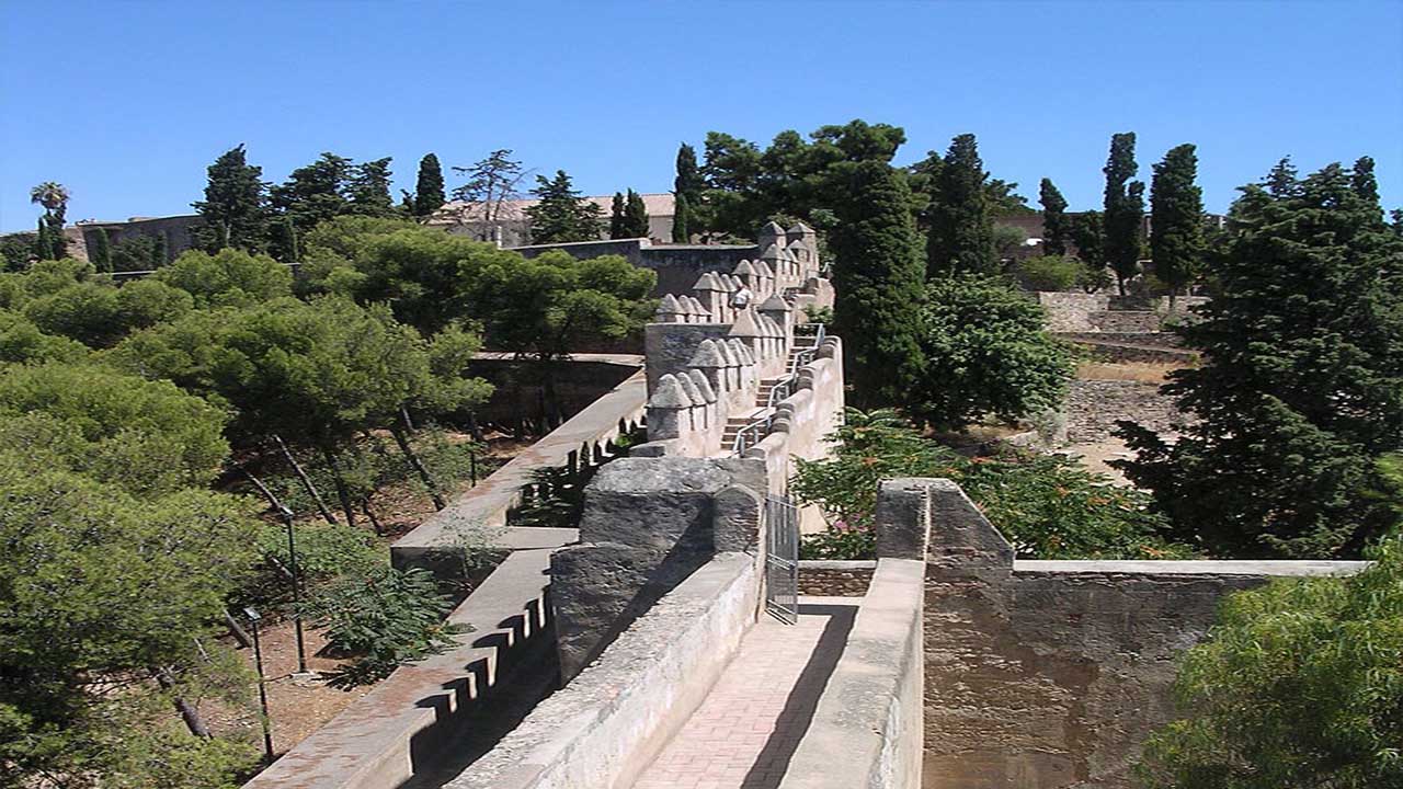 Muralla del Castillo de Gibralfaro