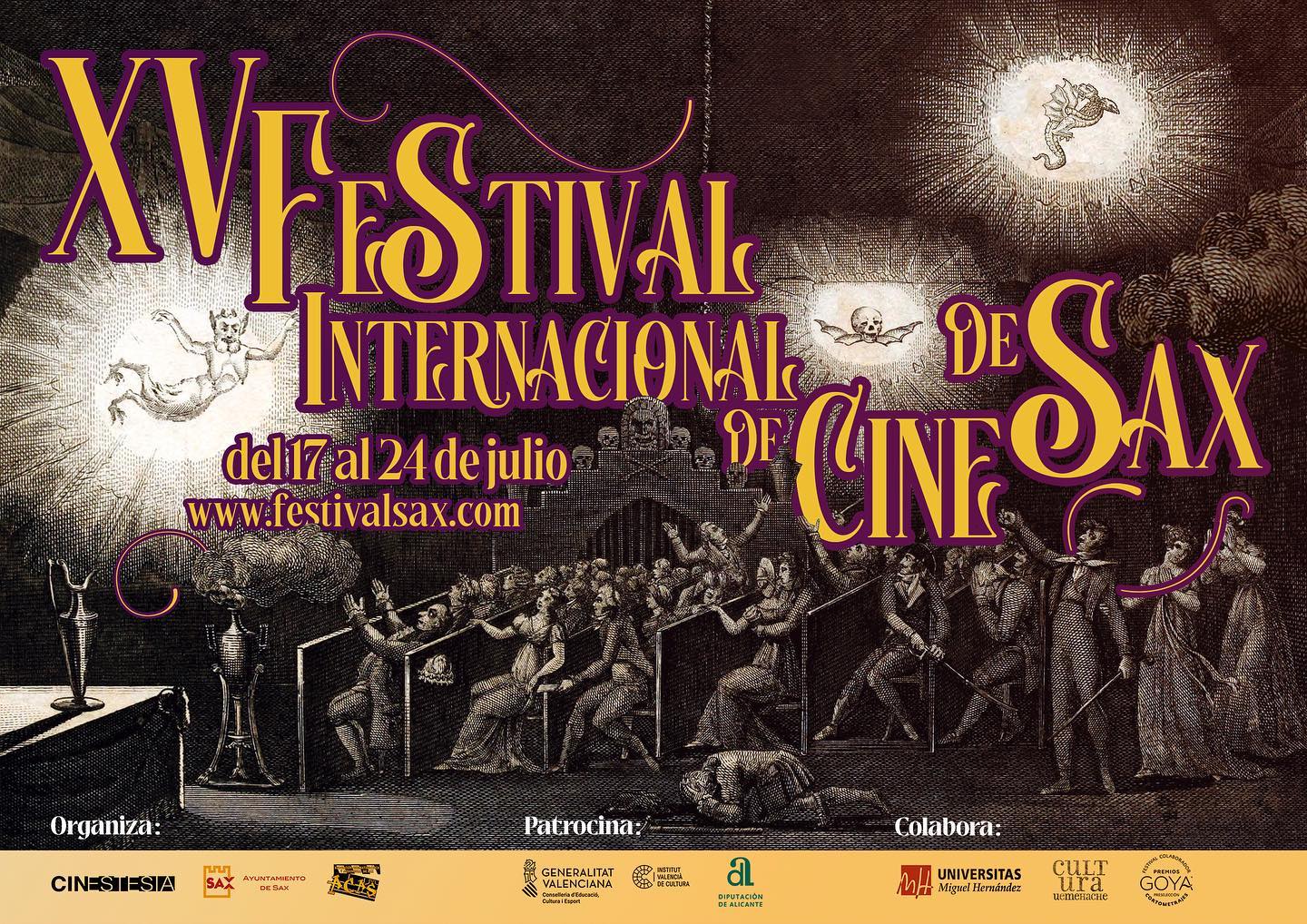 15 Festival Internacional de Cine de Sax, del 17 al 24 de julio de 2021