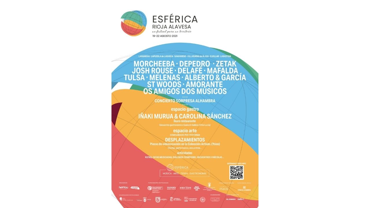 La primera edición del festival Esférica Rioja Alavesa se celebra entre el 19 y 22 de agosto