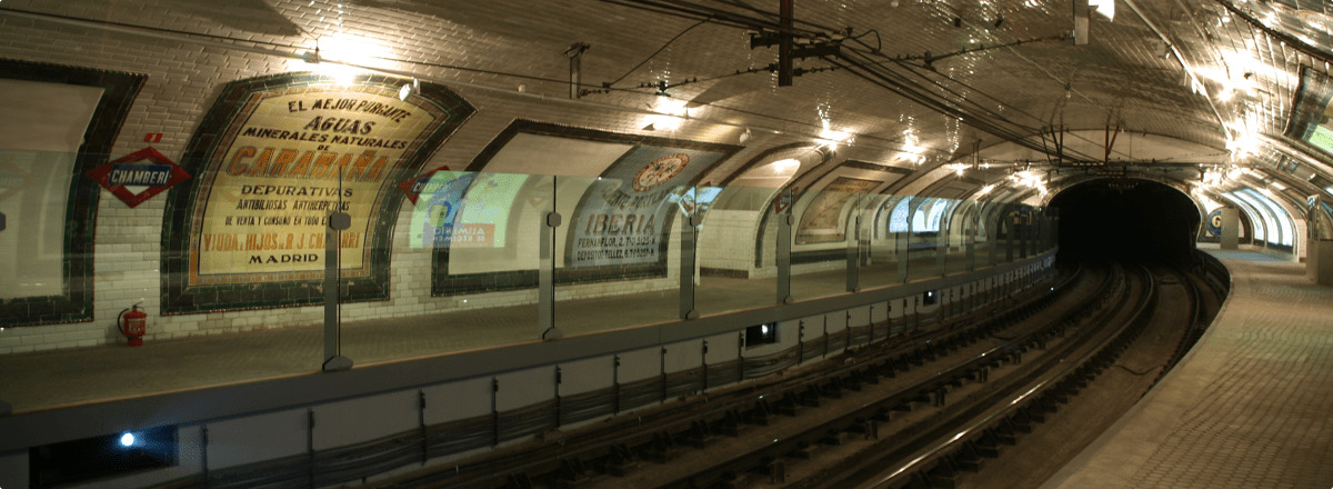 Estacion metro Chamberi lugares secretos Madrid 1