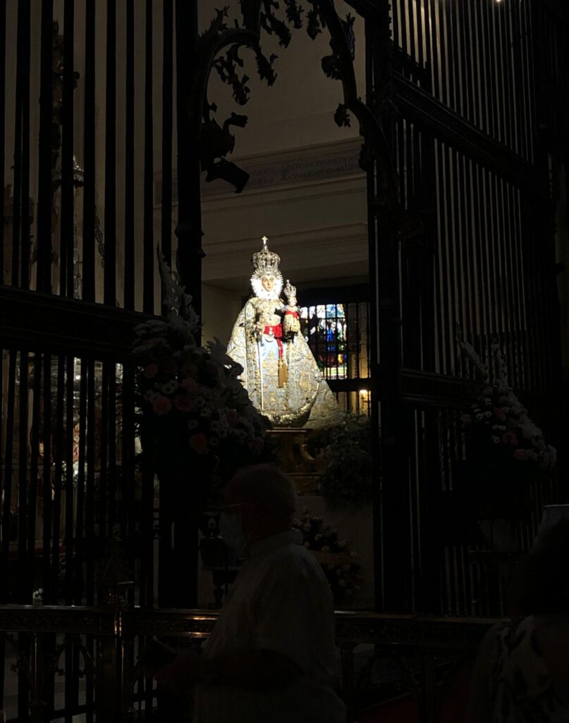 Virgen de la Fuensanta en la Catedral