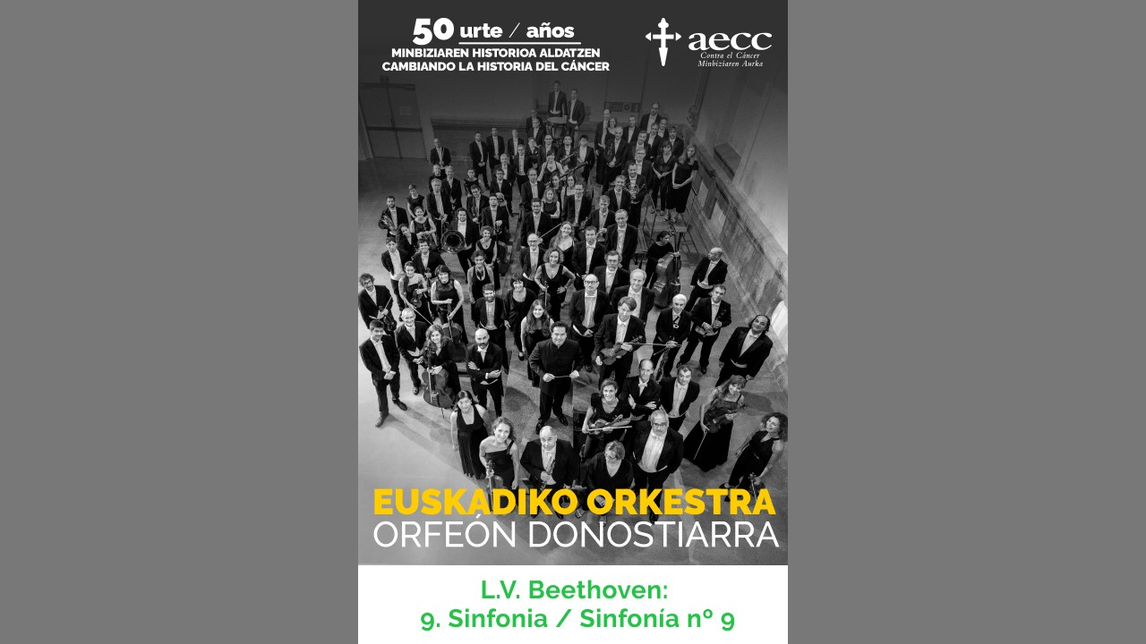 La AECC celebra un concierto en el Euskalduna por su 50º aniversario