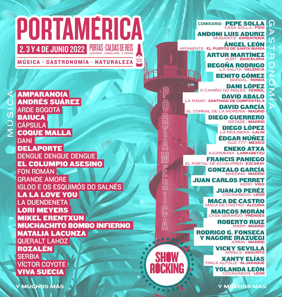 El festival PortAmérica presenta su cartel para 2022