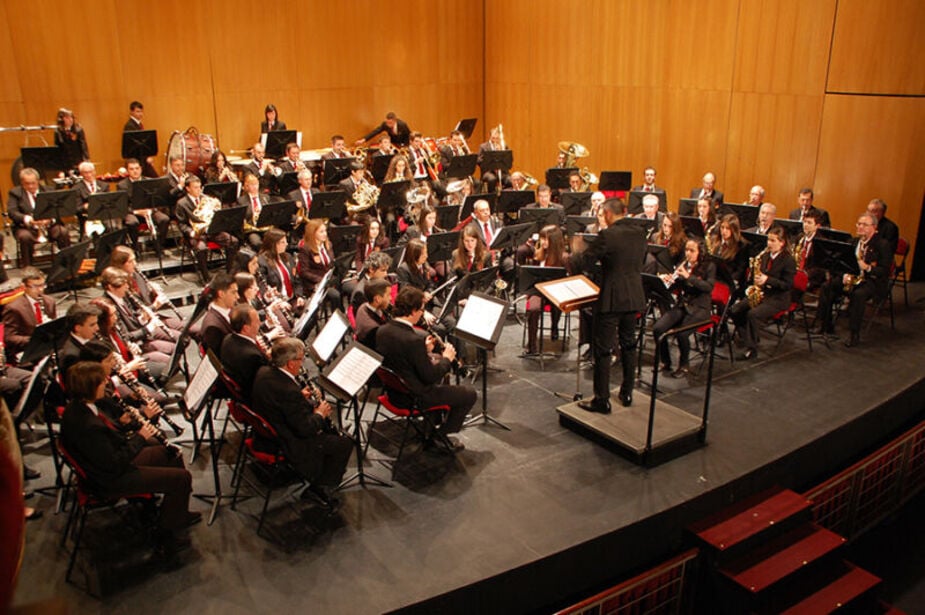 Concierto de la Banda Ciudad de Burgos en el Teatro Principal