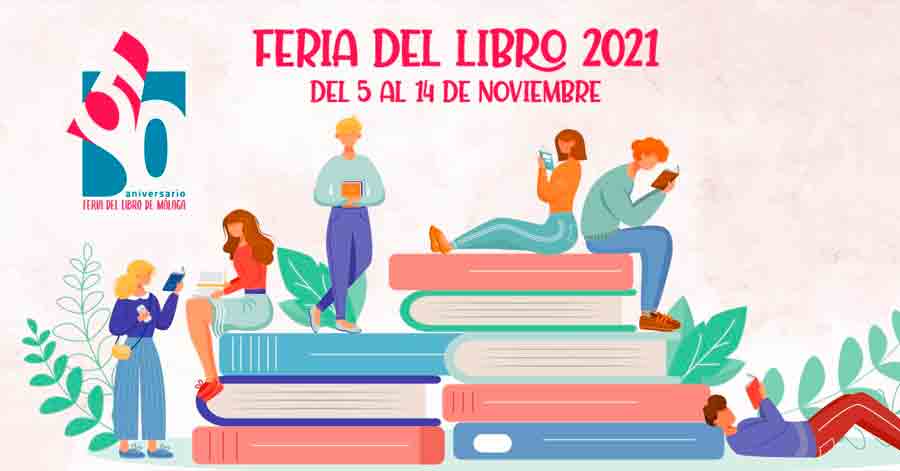 Feria del libro 2021 en la Plaza de la Merced Málaga