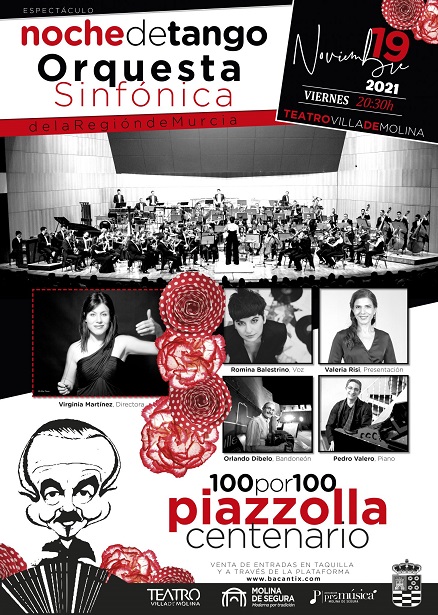 Noche de tango, Piazzolla 100 por 100 en el Teatro Villa de Molina