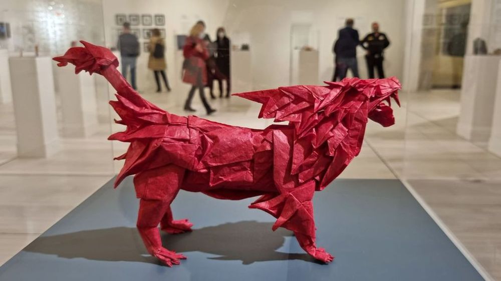 Origami exposición Pontevedra