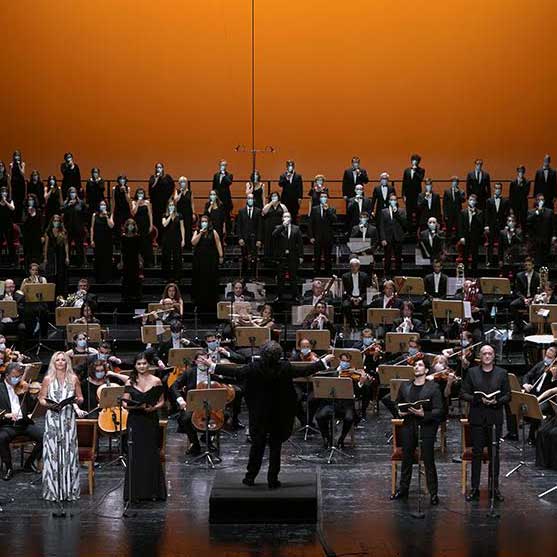 concierto extraordinario de la orquesta sinfonica de madrid a favor de la palma