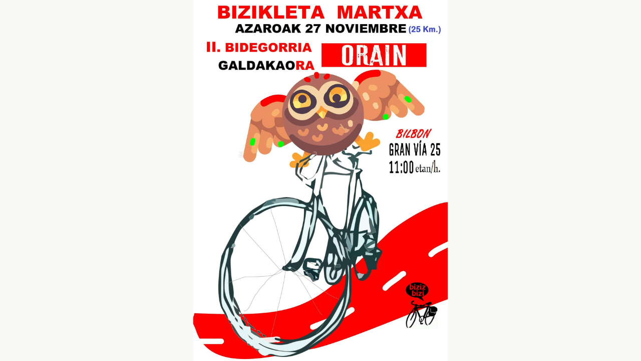 Desde Bilbao a Galdakao en bicicleta