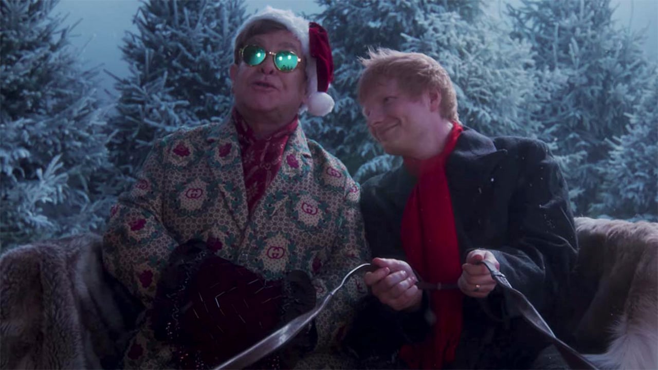 Ed Sheeran y Elton John felicitan la navidad con un villancico muy especial: ‘Merry Christmas’