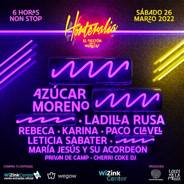 Concierto de Horteralia Madrid 2022 en WiZink Center