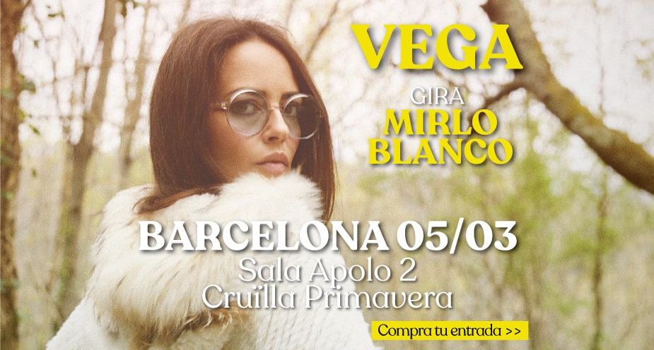 Vega con ‘Mirlo Blanco’ en Barcelona