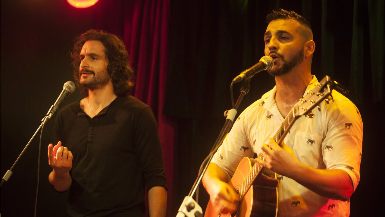 Fran Perea y Pablo Piñeiro en concierto en Santiago de Compostela