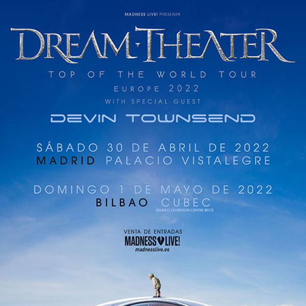 Concierto de Dream Theater + Devin Townsend en Palacio Vistalegre Arena en Madrid