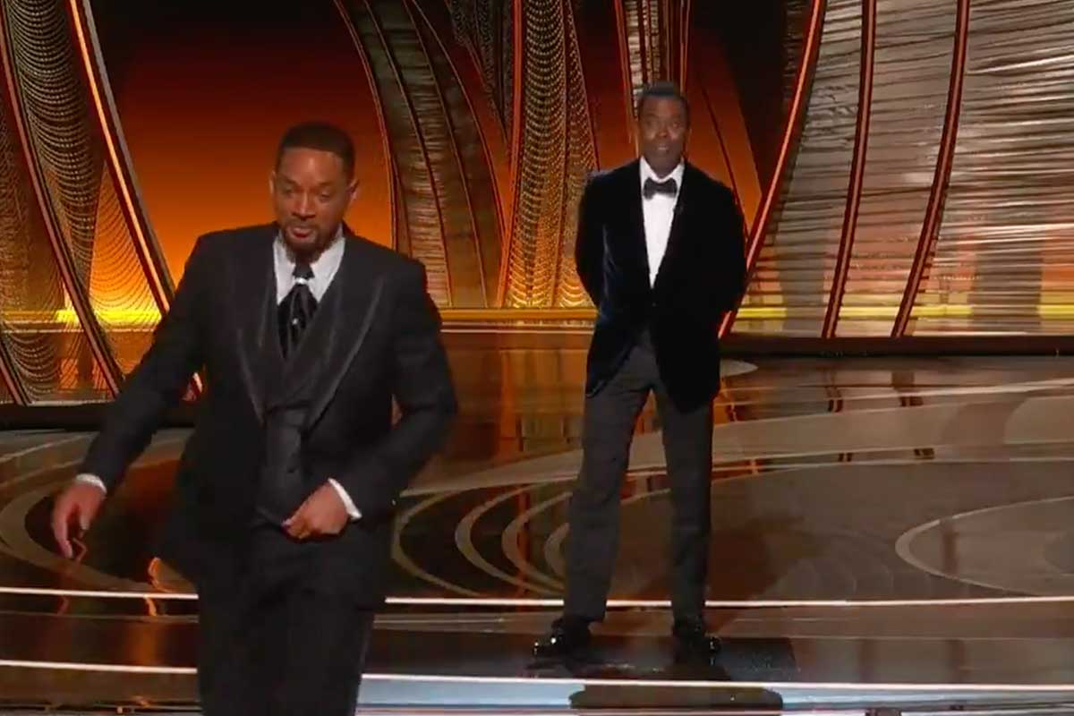 Will Smith pega una bofetada a Chris Rock en los Oscars