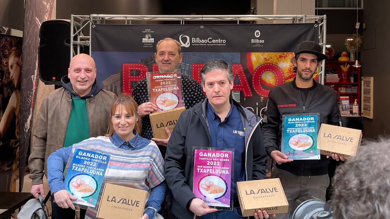 Café Bar Las Torres, Bar Label y Bar Devin’s ganan la V edición del Concurso de Tortilla de patata de Bilbao
