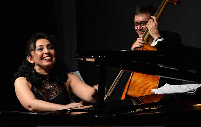 Concierto de jazz: Ramona Horvath & Nicolas Rageau en el Paraninfo de la UA