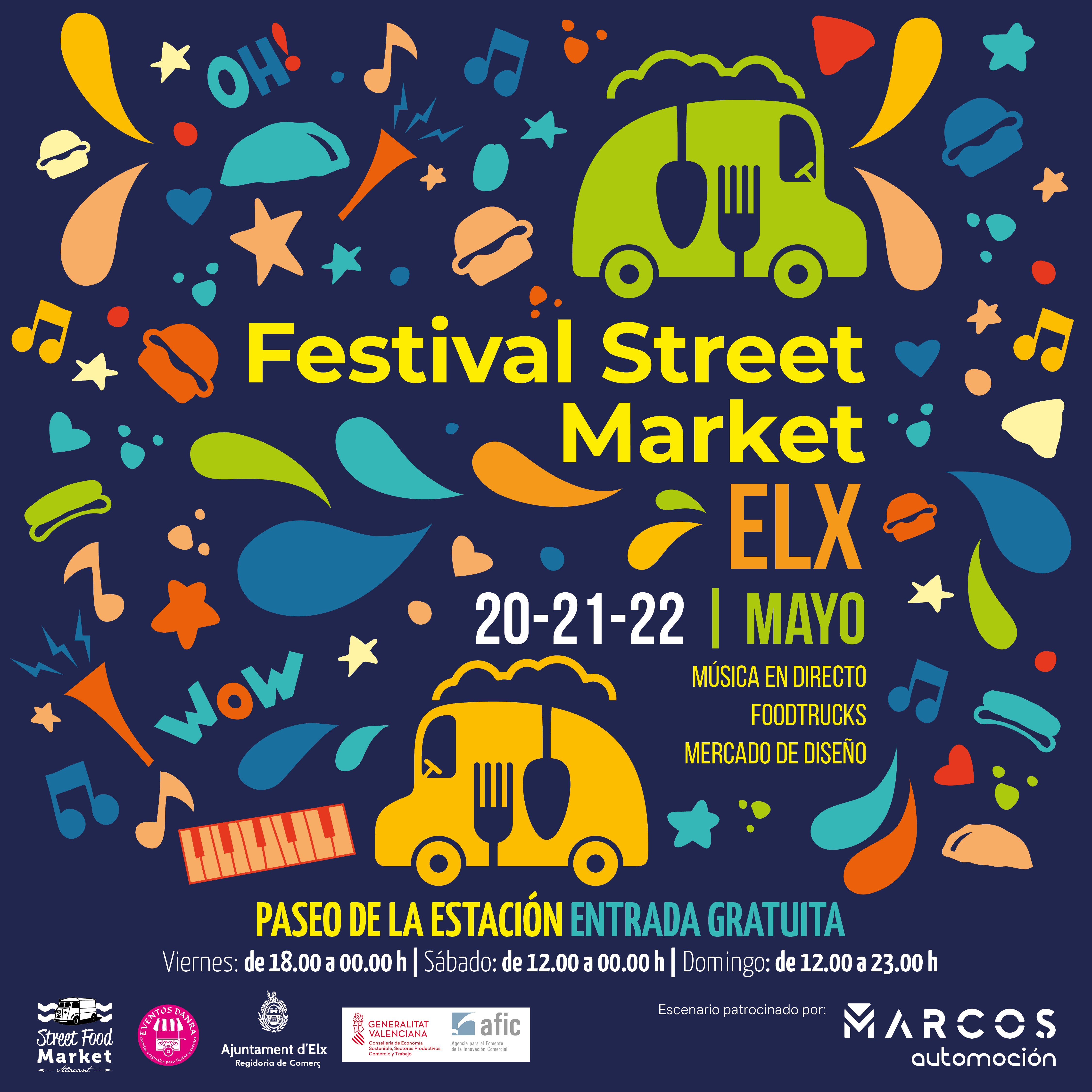 El Festival Street Market vuelve a Elche