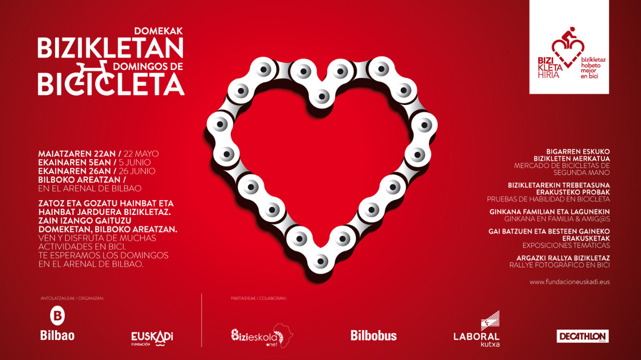 El Ayuntamiento de Bilbao y la Fundación Euskadi presentan una iniciativa para promover el uso de la bicicleta