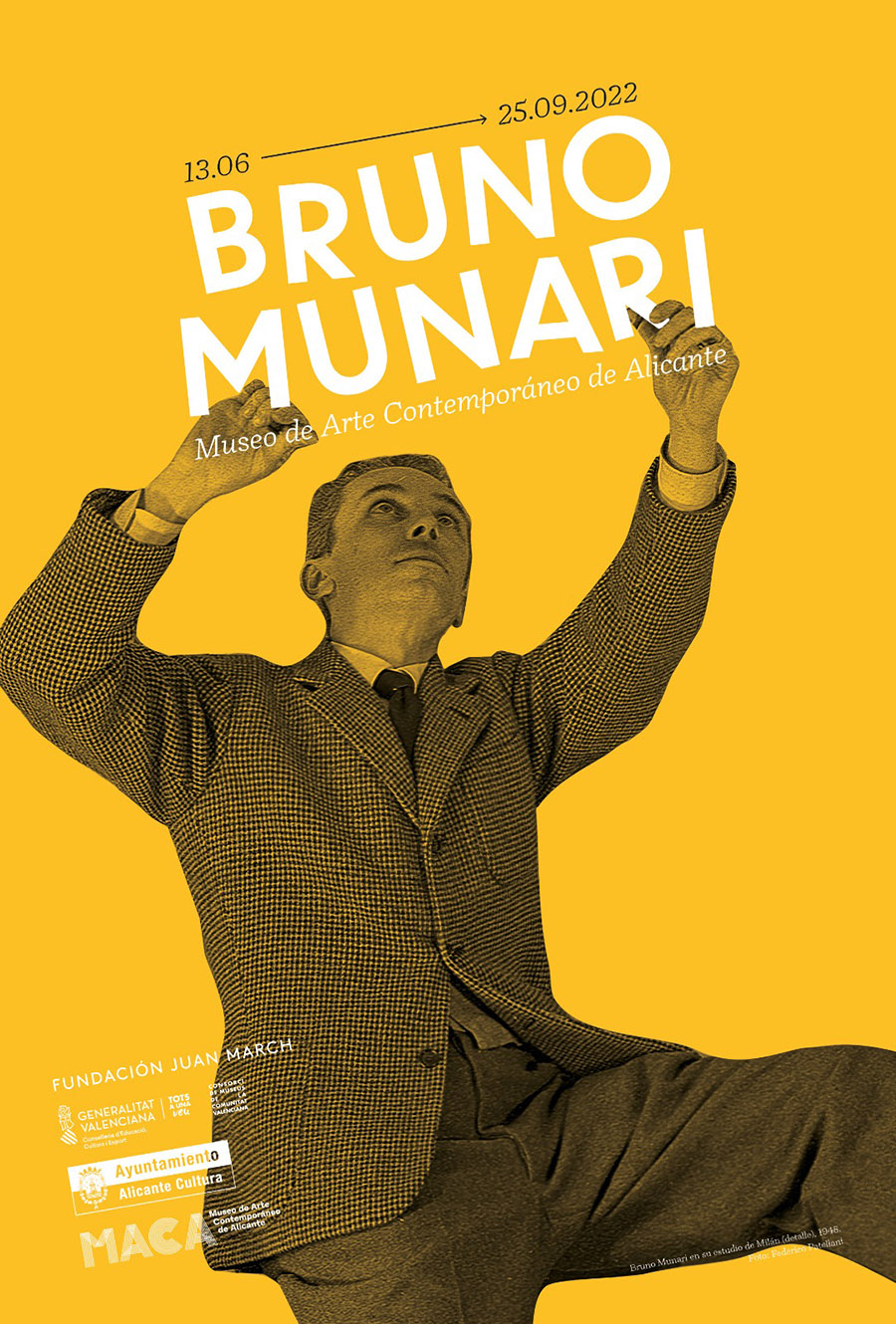 Bruno Munari 6 cartel expo
