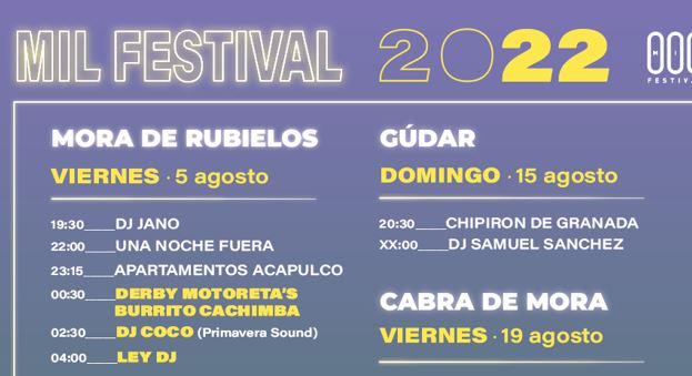 mil festival comarca gudar javalambre 16566563859841623