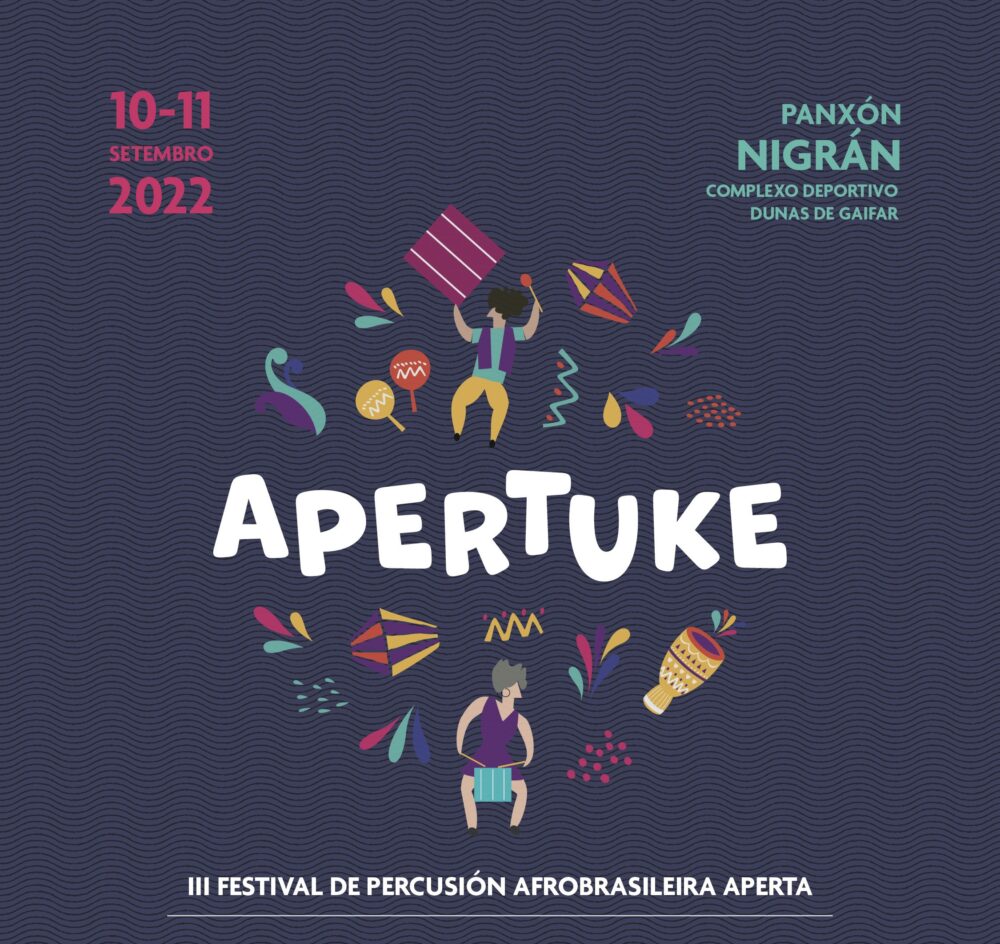 Apertuke, el festival de percusión afrobrasileira en Panxón