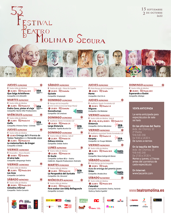 53 Festival de Teatro de Molina programa