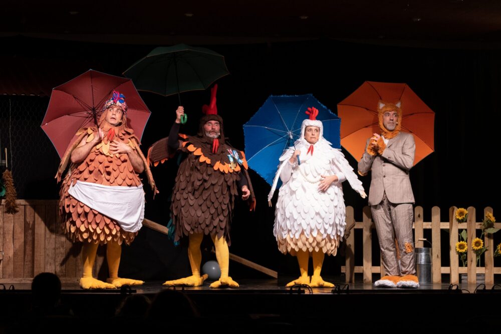 As pitas bajo a chuvia, teatro familiar en Pontevedra