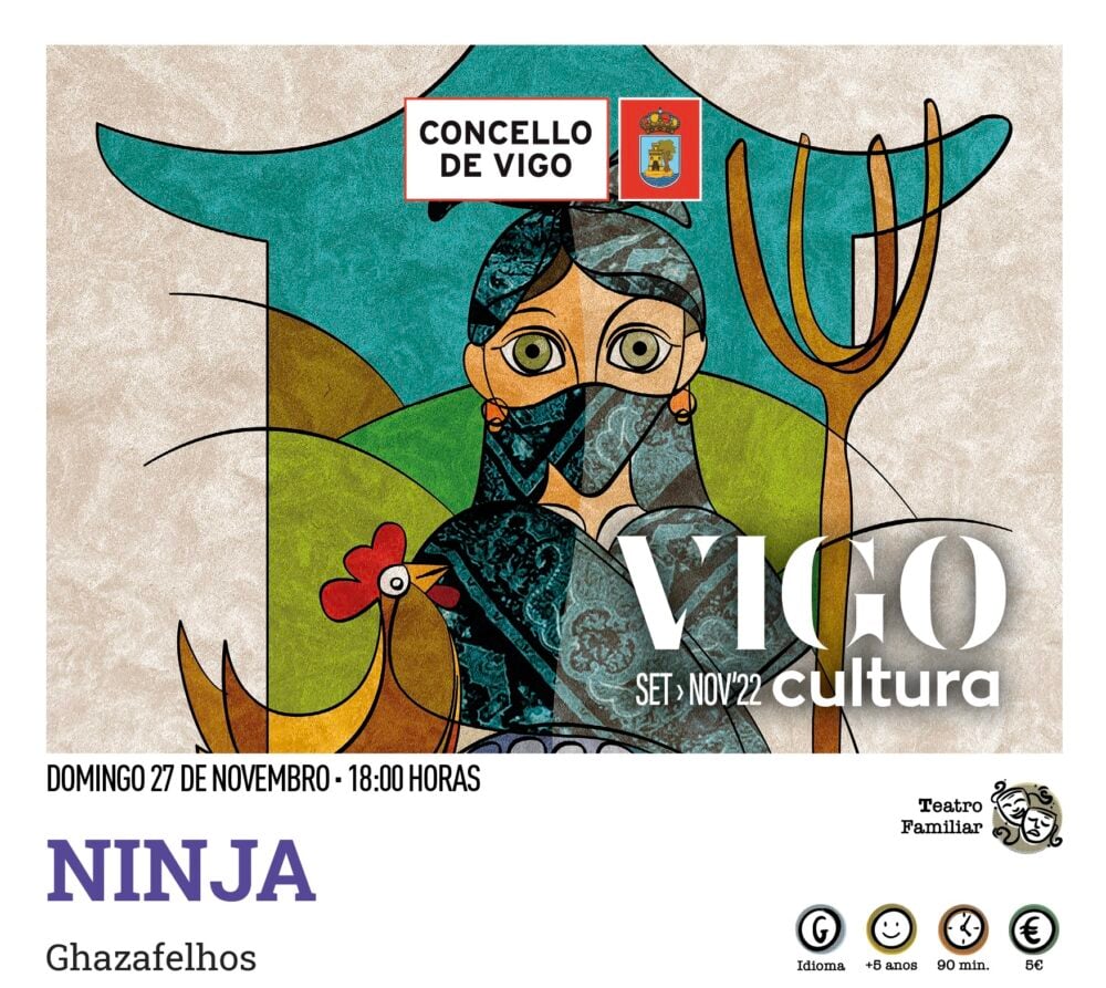 Ninja, obra de teatro familiar en el auditorio municipal de Vigo