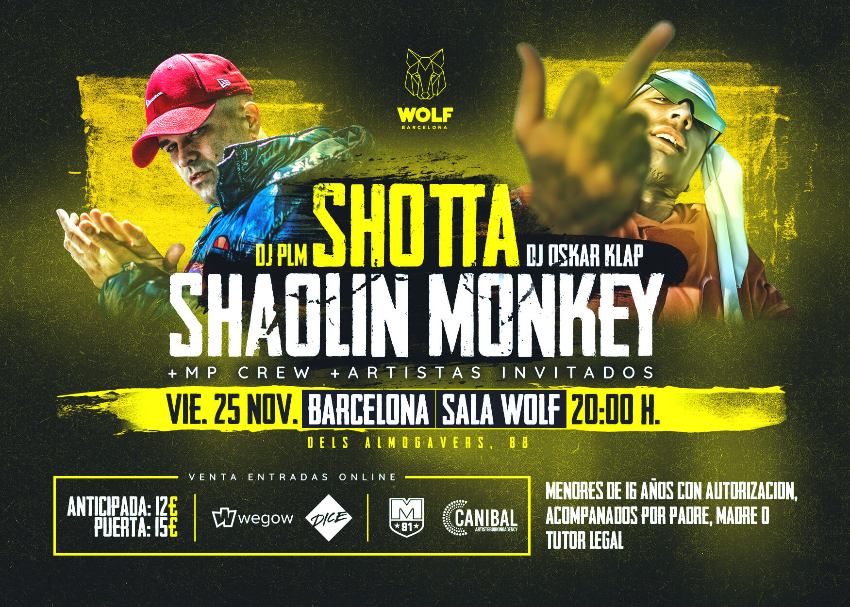 concierto de shotta shaolin monkey en barcelona 16629944224431107