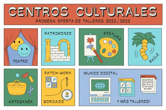 Cursos y talleres de los Centros Culturales de Murcia