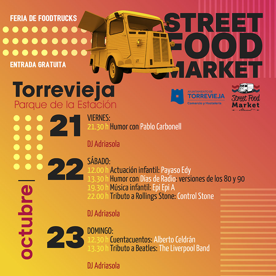 Torrevieja Street Market Actividades 2022
