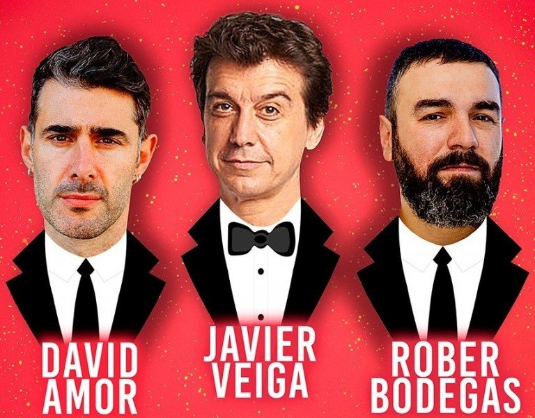 Esfínter, espectáculo de humor con David Amor, Javier Vega y Rober Bodegas en A Coruña