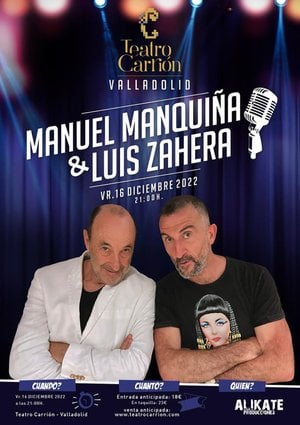 Manuel Manquiña y Luis Zahera en el Teatro Carrión
