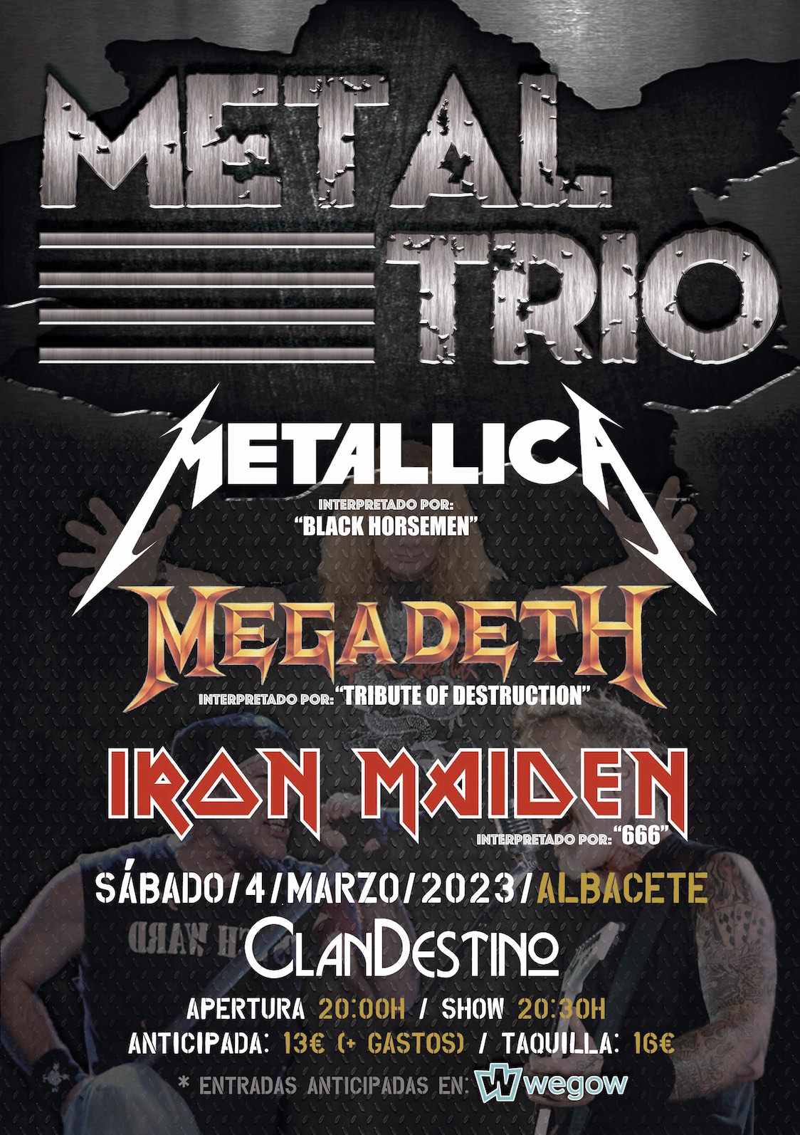 metal trio iron maiden megadeth metallica albacete 16728644839142792