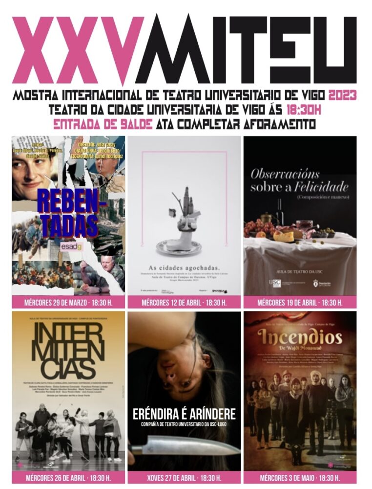 Miteu, nueva edición de la Mostra Internacional de Teatro Universitario de Vigo