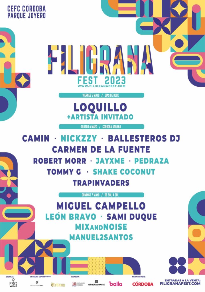 Filigrana Fest Cordoba Cartel
